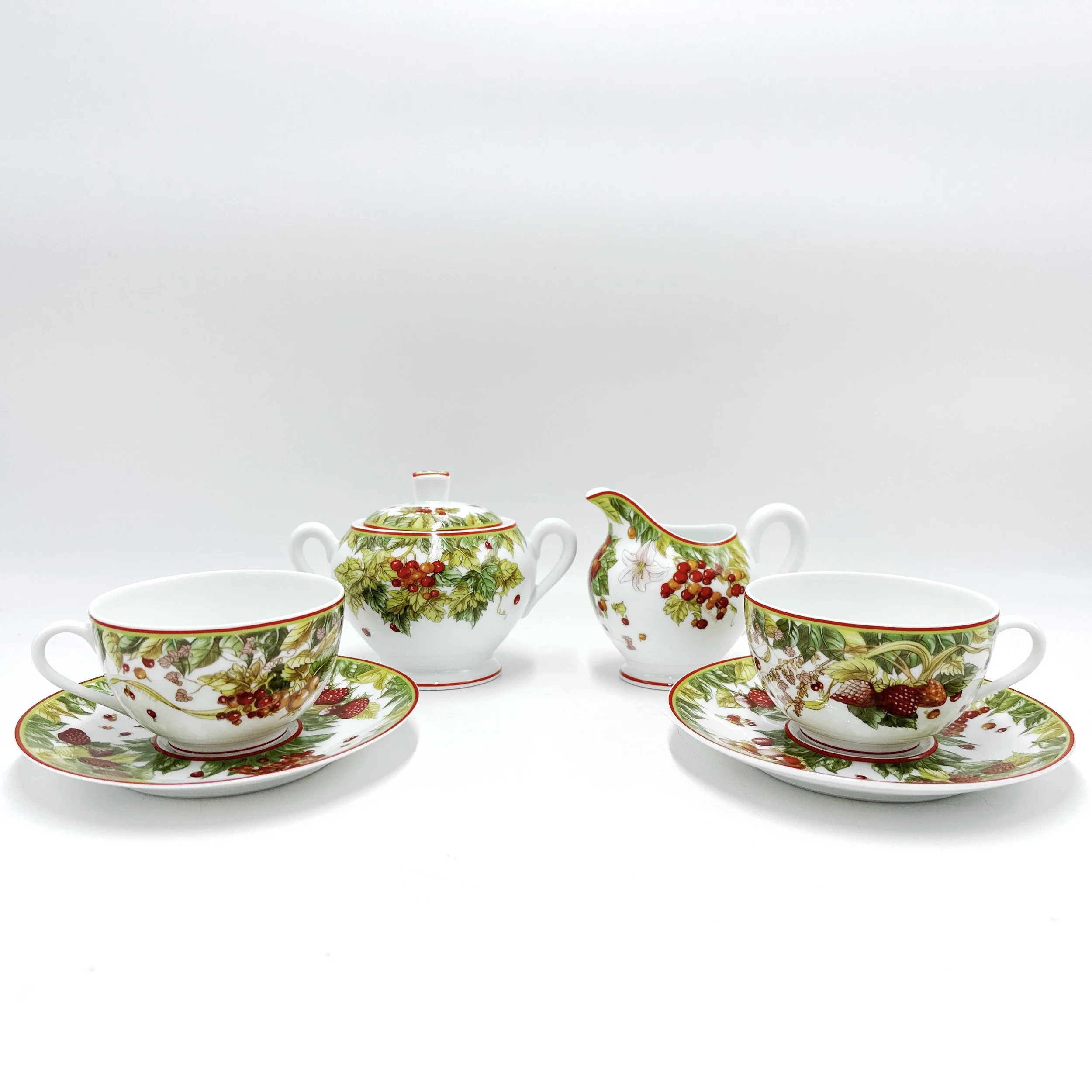 Hermès le jardin de pythagore HERMES Le Jardin de Pythagore 6 Piece Porcelain Tea Set — SAMPSONS